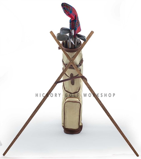 6 Inch Golf Vintage Bag with Stand for golf club player – Hickory